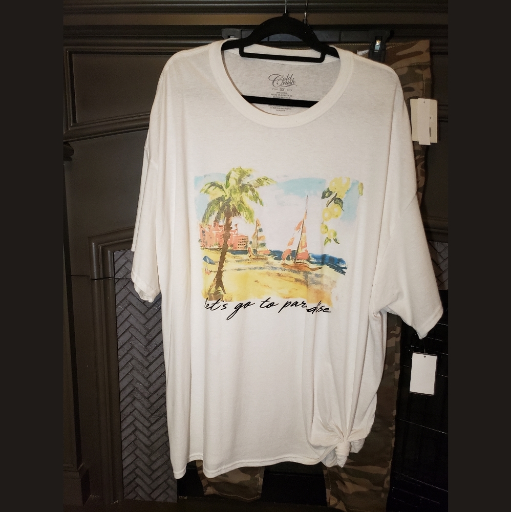 Side-tie t-shirt